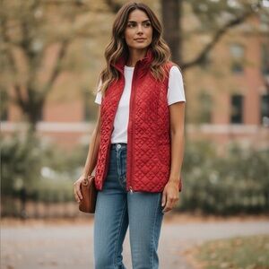 Indigo Ruby Quilted Vest